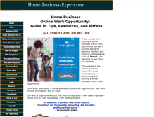 Tablet Screenshot of home-business-expert.com